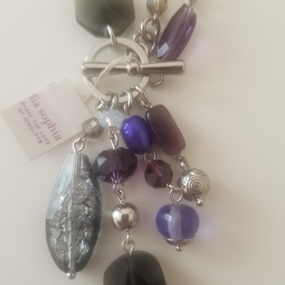 ⚠️NWT- Lia Sophia Violet Hour Toggle Necklace - Picture 9 of 16